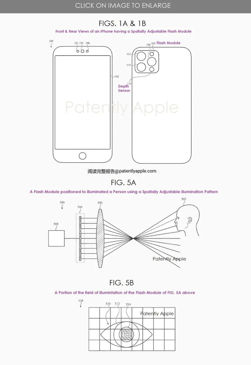 苹果获得 iPhone 相机新专利，可减轻或消除红眼现象