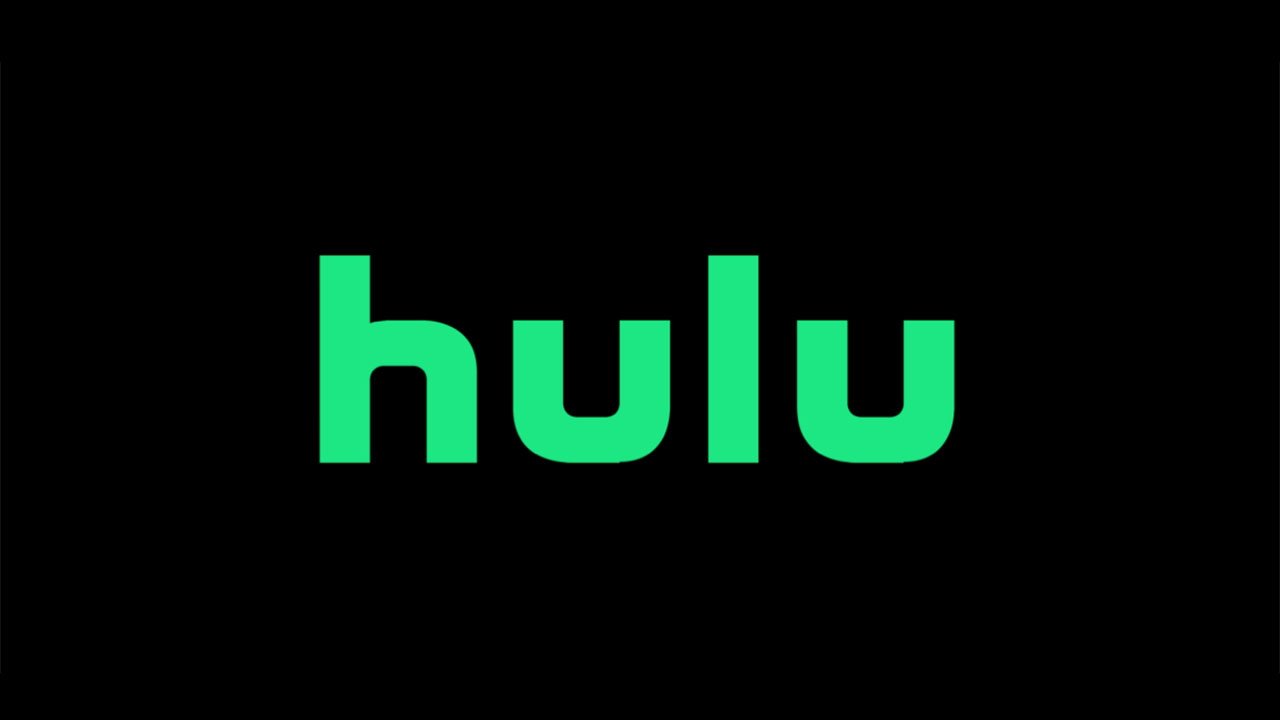 Green Hulu logo on black background.