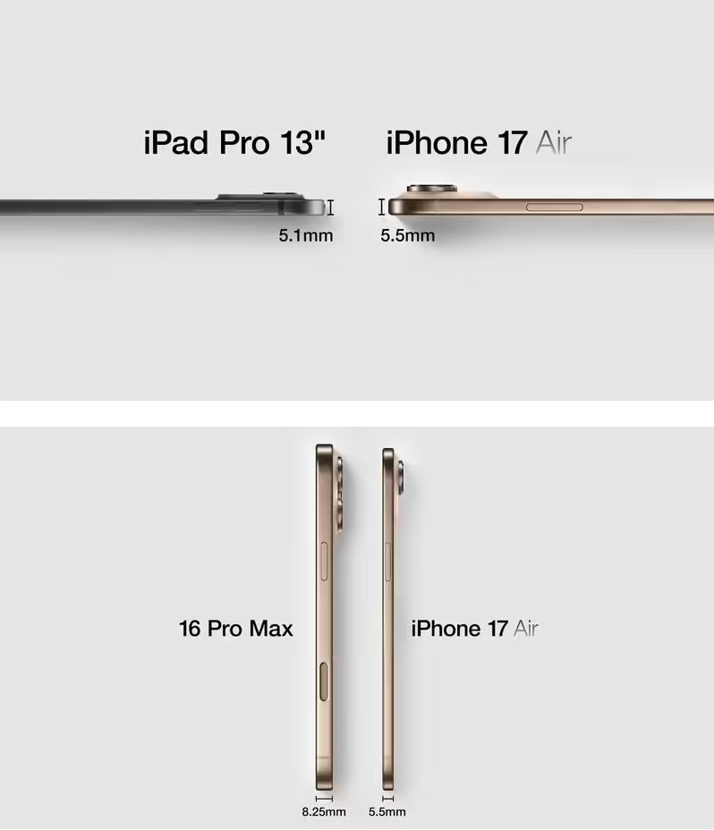 仅5.5mm，最薄 iPhone 17 Air 9 月上市