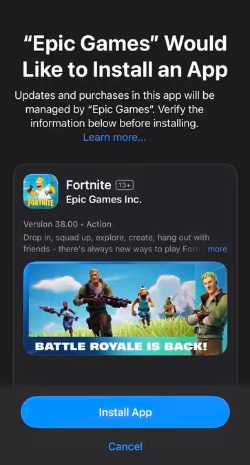 苹果 iOS 26.2 beta版已支持日本用户安装第三方应用商店