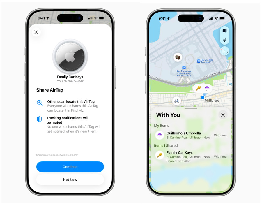 苹果发布第二代AirTag:性能全面升级,查找距离提升50%,支持Apple Watch直接追踪 苹果发布第二代AirTag:性能全面升级,查找距离提升50%,支持Apple Watch直接追踪