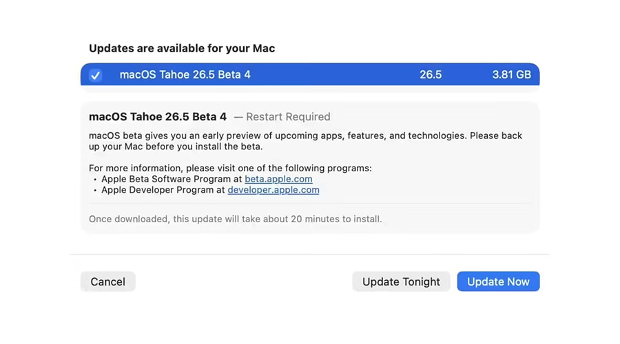 iOS 26.5 Beta 4来了：App Store新增“分期年费”，国行 AI 加速调试