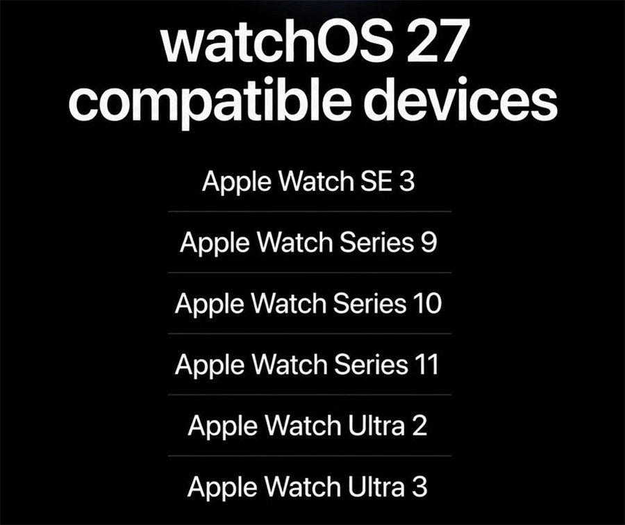 苹果iOS 27系列系统支持机型全汇总,16款老设备惨遭淘汰 苹果iOS 27系列系统支持机型全汇总,16款老设备惨遭淘汰