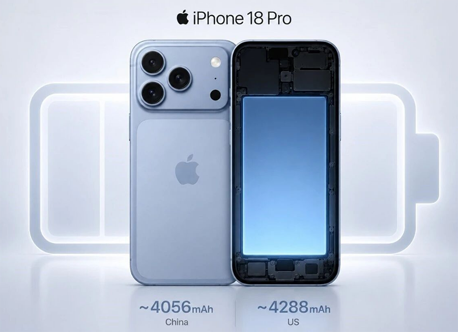 iPhone 18 Pro续航迎来质变，国行4056mAh，美版4288mAh