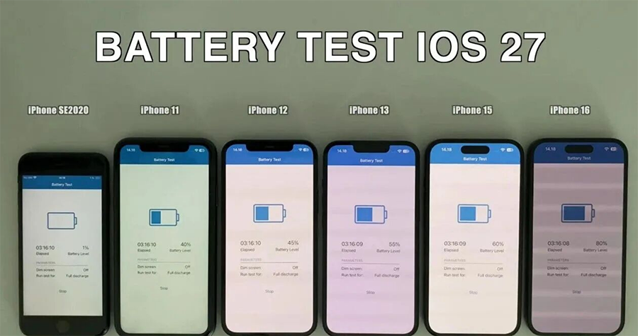 旧 iPhone 该不该升 iOS 27？实测 iPhone 11 到 16 续航、跑分变化